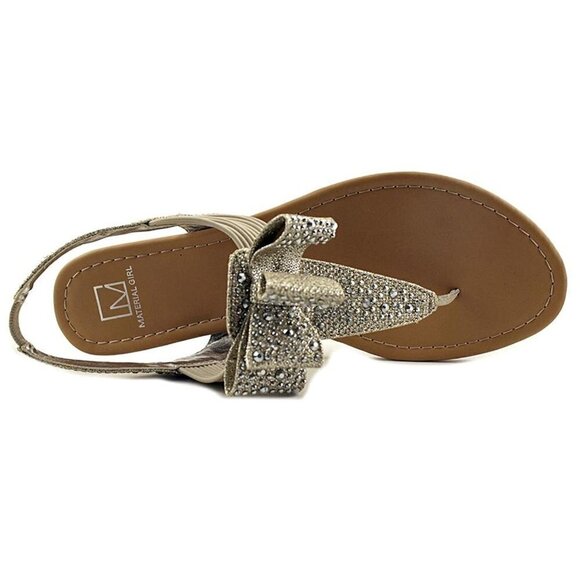 W171 Silver Shayleen Flat Thong Sandals - 5.5 M - Picture 3 of 5